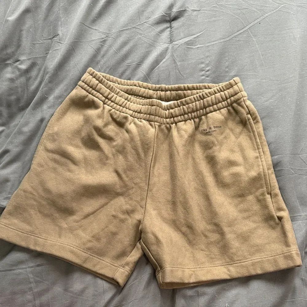 rag & bone icon sweatshort - dark olive